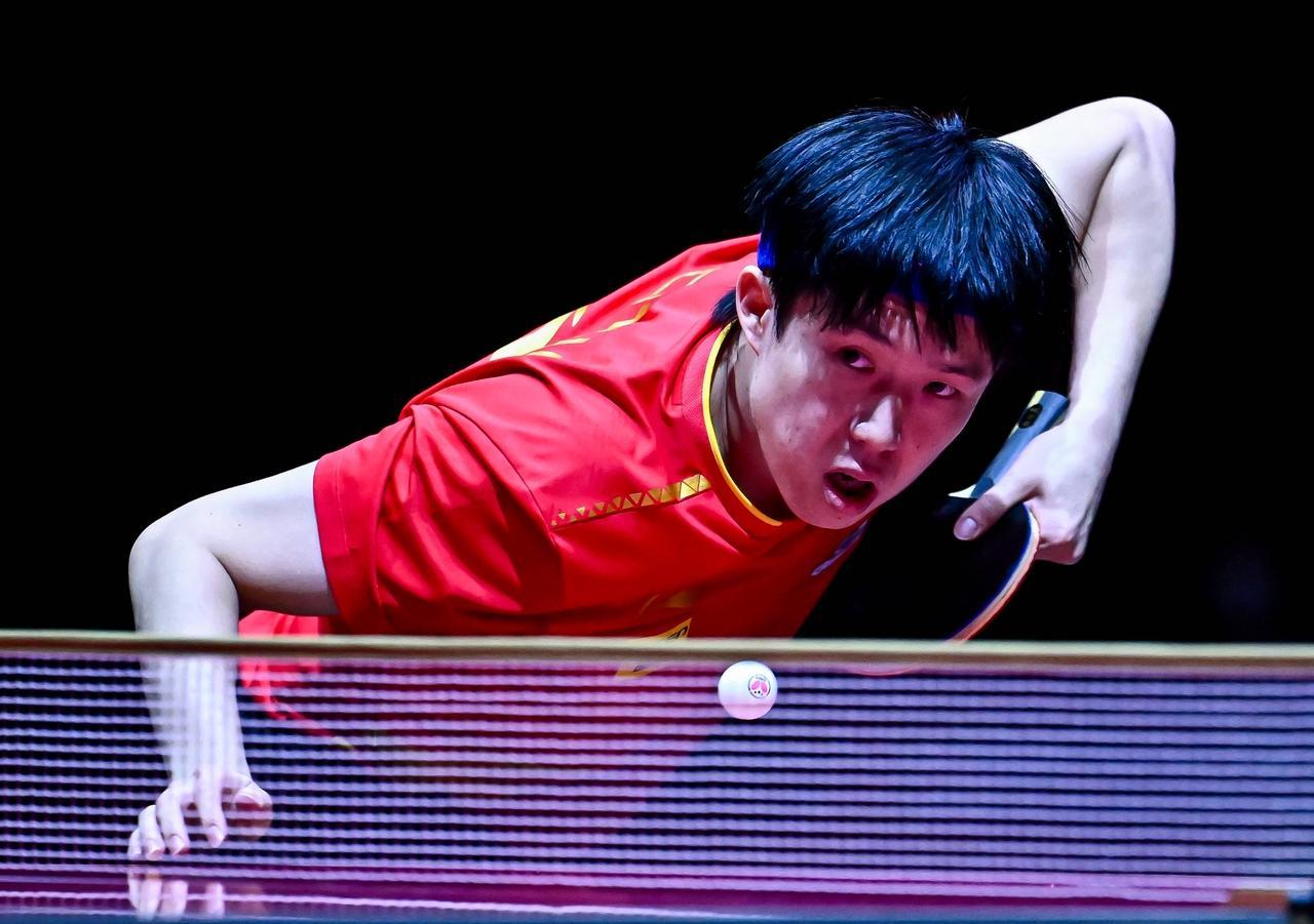德国乒乓球队鏖战英国乒乓球队，王皓高光表现